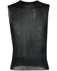 SAPIO Ribbed Knit Vest