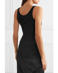 James Perse Ribbed Stretch Supima Cotton Jersey Tank