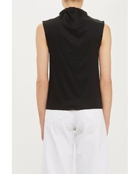 Boutique Ruched Neck Tank Top