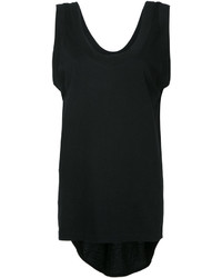 Bassike Scoop Neck Tail Tank Top