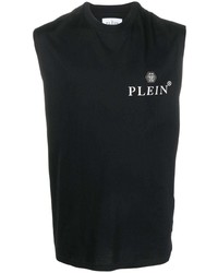 Philipp Plein Sleeveless Cotton Tank Top