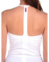 Hard Tail Sport Seamed Halter With Built In Bra