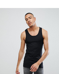 ASOS DESIGN Tall Muscle Fit Vest In Black