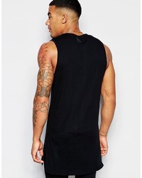 Religion Tank With Cotton Panel Insert Detail
