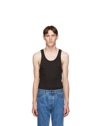 Calvin Klein Underwear Three Pack Black Ribbed Tank Top