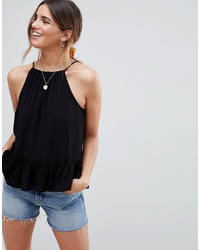 ASOS DESIGN Trapeze Top In Crinkle
