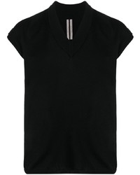 Rick Owens V Neck Knitted Tank Top