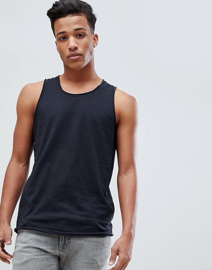 Solid Vest With Raw Edge, $6 | Asos | Lookastic