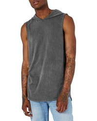 Topman Washed Hooded Tank