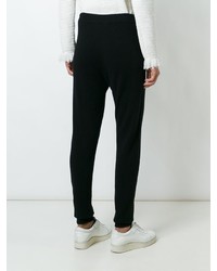 Agnona Cashmere Drawstring Tapered Trousers