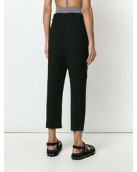 Rick Owens Bar Side Panel Tapered Trousers