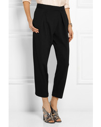 Theory Bitor Cropped Stretch Jersey Tapered Pants