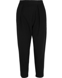 Theory Bitor Cropped Stretch Jersey Tapered Pants