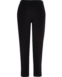 River Island Black Tapered Pull On Pants