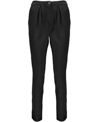 Boohoo Annie High Waisted Turn Up Cuff Tapered Trousers