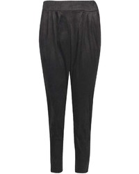 Boohoo Louise Suedette Tapered Trousers