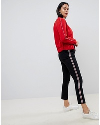 ASOS DESIGN Cigarette Trousers In Black With