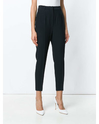 Alexander McQueen Crepe Tapered Trousers