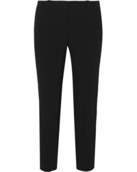 DKNY Cropped Twill Tapered Pants Black