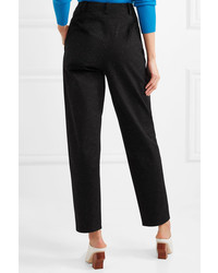Tibi Easron Lace Up Cotton Blend Tapered Pants