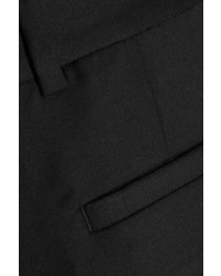 Joseph Kong Super 100 Wool Tapered Pants Black