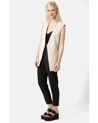 Topshop Notch Back Tapered Trousers