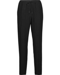 Alexander Wang Stretch Crepe Tapered Track Pants