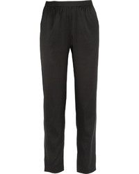 Alexander Wang T By Stretch Silk Twill Tapered Pants