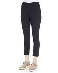 Stella McCartney Tamara Relaxed Tapered Track Pants With Elastic Waist