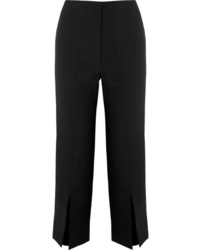 SOLACE London The Inez Cropped Crepe Tapered Pants