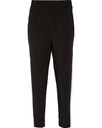 Helmut Lang Two Tone Stretch Micro Modal Tapered Pants