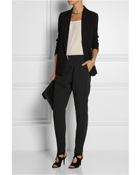 By Malene Birger Vengalia Wrap Effect Crepe Tapered Pants