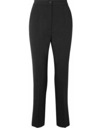 Dolce & Gabbana Wool Blend Tapered Pants Black