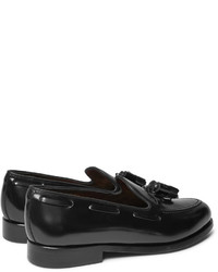 Paul Smith Simmons Tasselled Polished Leather Loafers