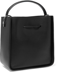 3.1 Phillip Lim Soleil Small Textured Leather Bucket Bag Black