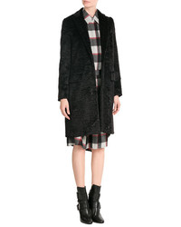 MSGM Textured Coat With Cotton