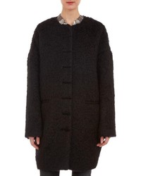 Nili Lotan Wool Cocoon Coat Black