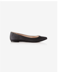 Express Textured Pointed Toe Flats