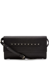 RED Valentino Red Valentino Leather Clutch With Shoulder Strap