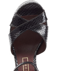 Marc Jacobs Textured Leather Platform Sandals