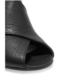 Maison Margiela Textured Leather Sandals Black