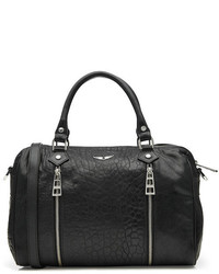 Zadig & Voltaire Textured Leather Oversized Tote