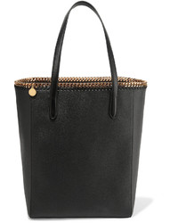 Stella McCartney The Falabella Faux Textured Leather Tote Black