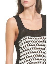 Moon River Textured Knit Sweater Tank