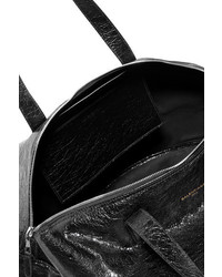Balenciaga Air Textured Leather Tote Black