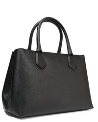 Karl Lagerfeld Lady Shopper Textured Leather Tote Black