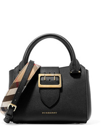 Burberry Textured Leather Tote Black