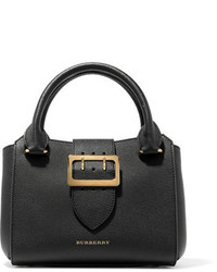 Burberry Textured Leather Tote Black