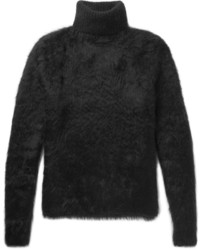 Saint Laurent Textured Knit Rollneck Sweater