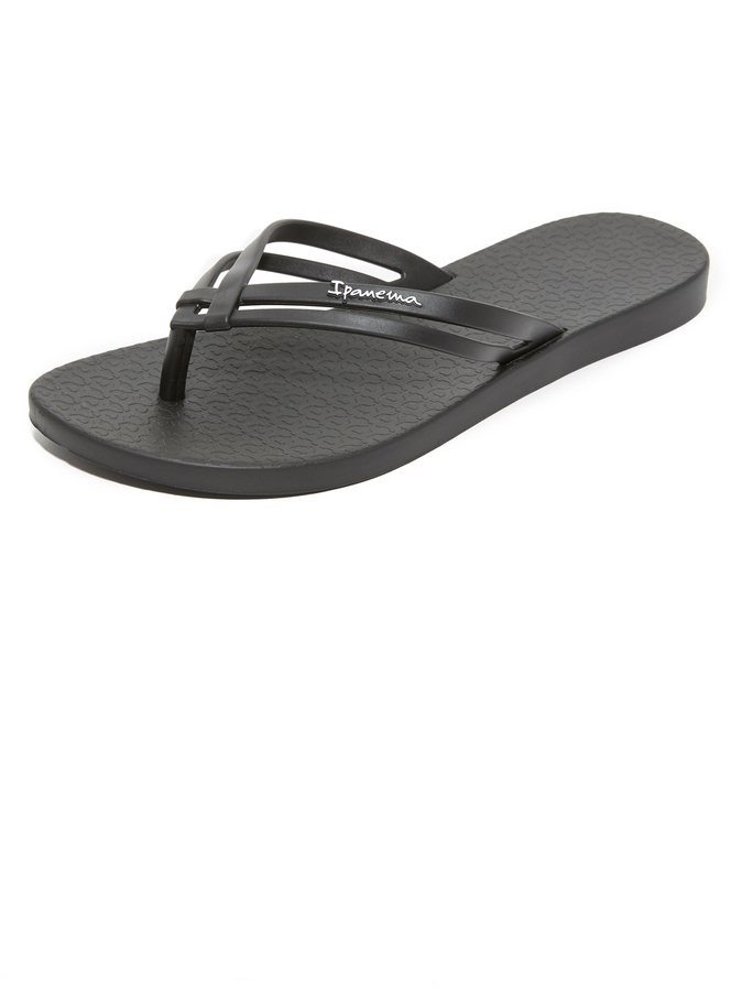 ipanema black flip flops